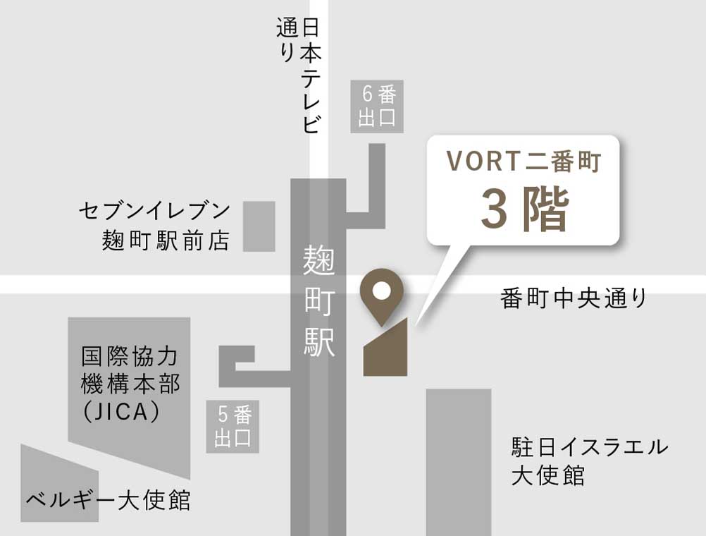 麹町駅から徒歩1分の通いやすい歯医者